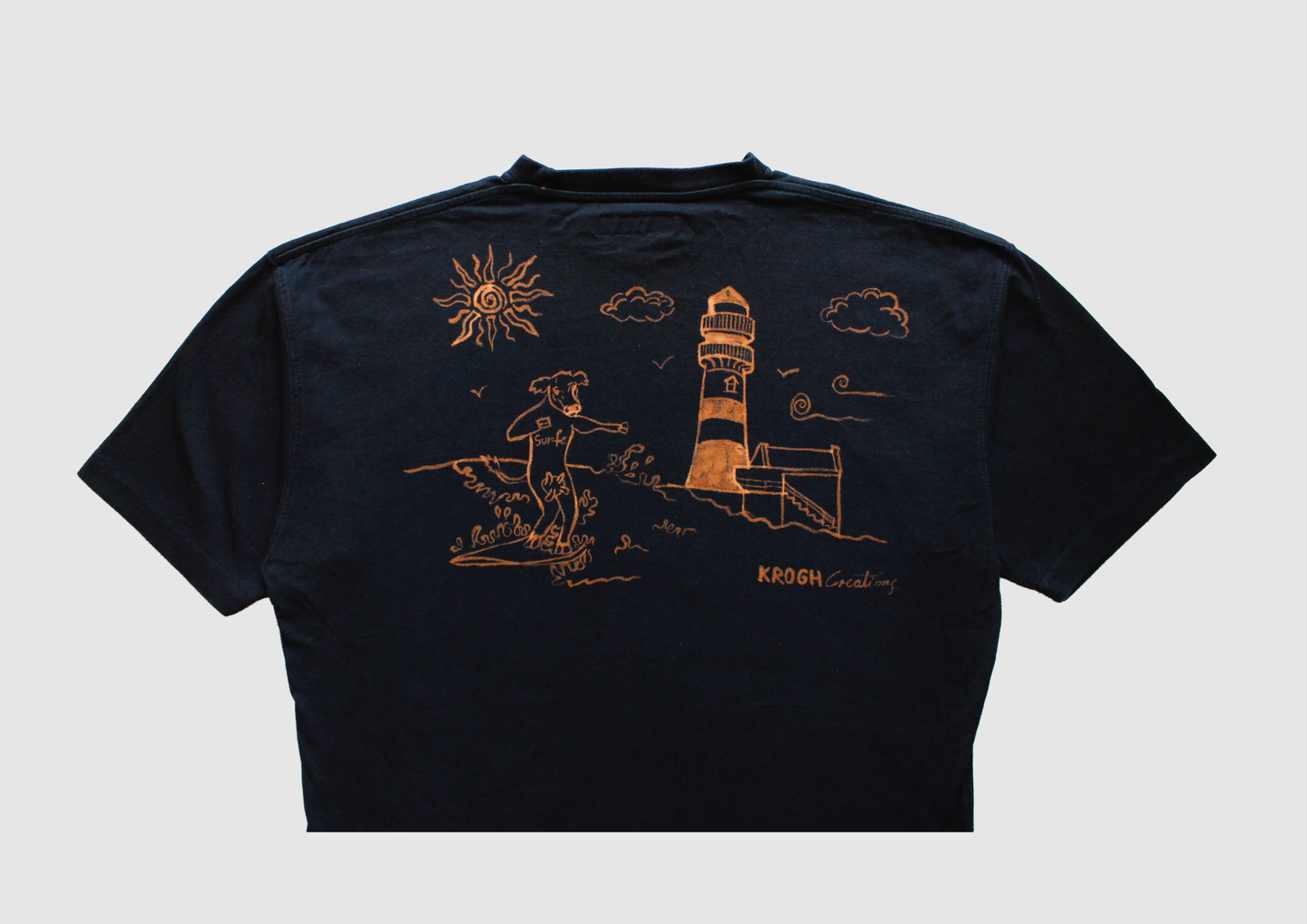 Sur -fe Bleached tee