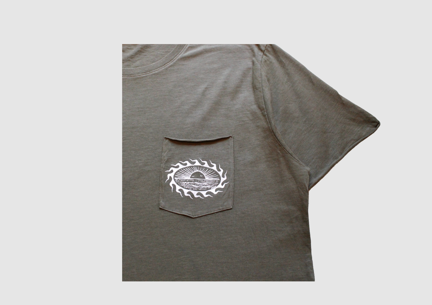 Retro sunset x Surf law tee