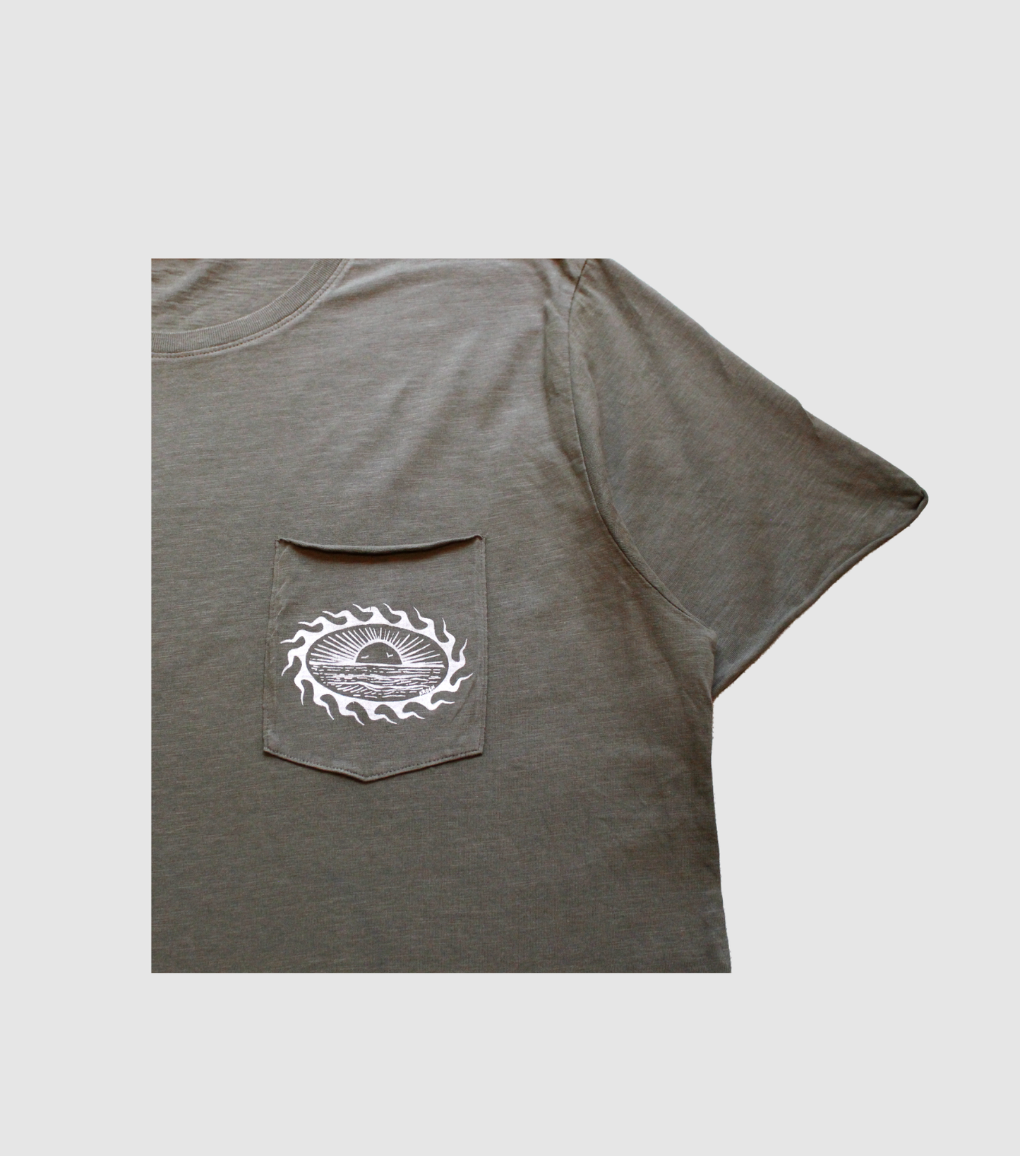 Retro sunset x Surf law tee