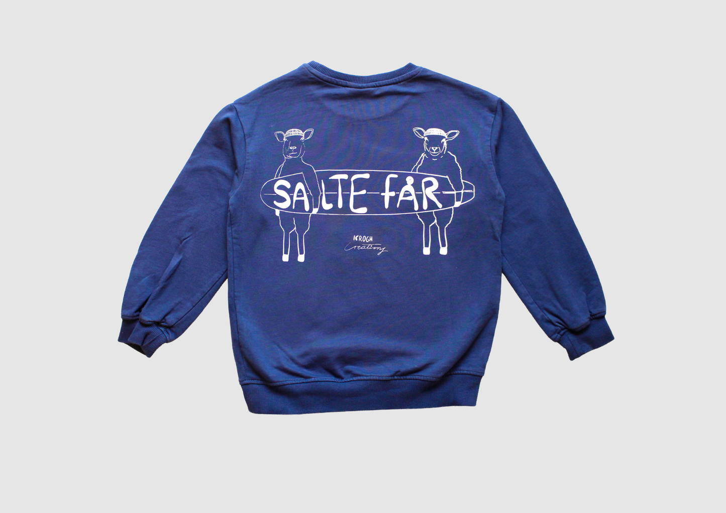 Retro sunset x Salte får Crewneck child