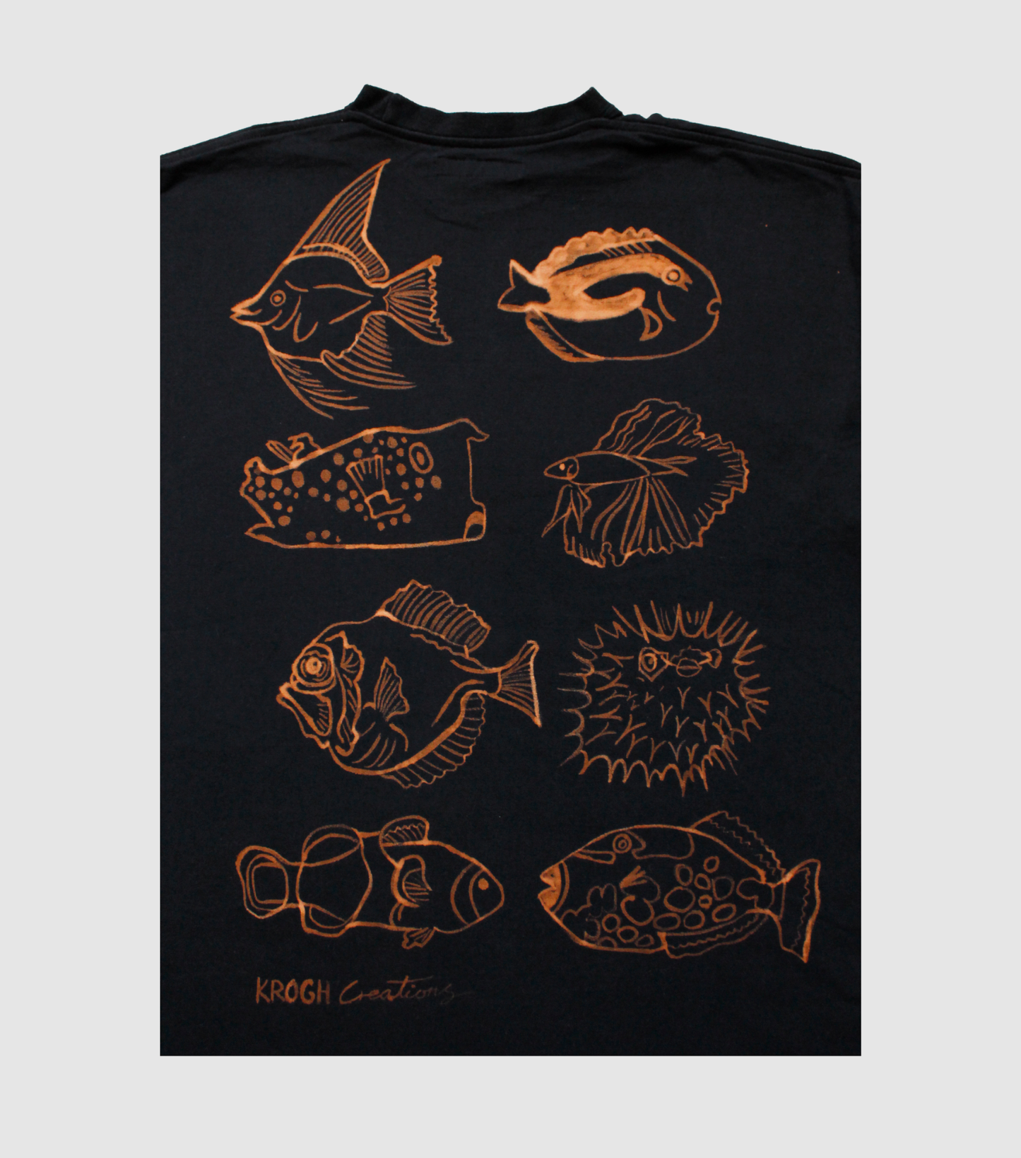 Fishies Bleached tee