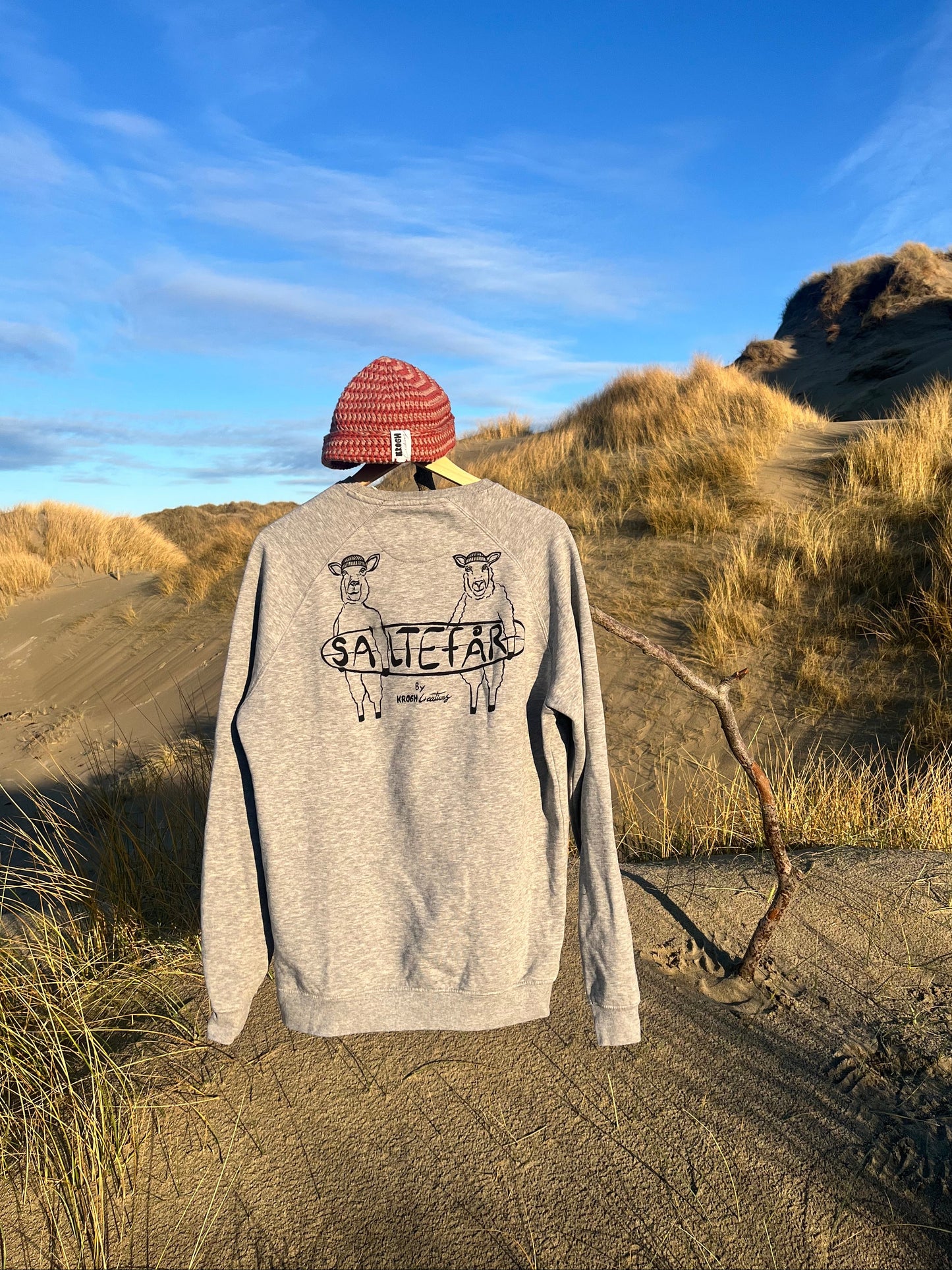 Salte får crewneck