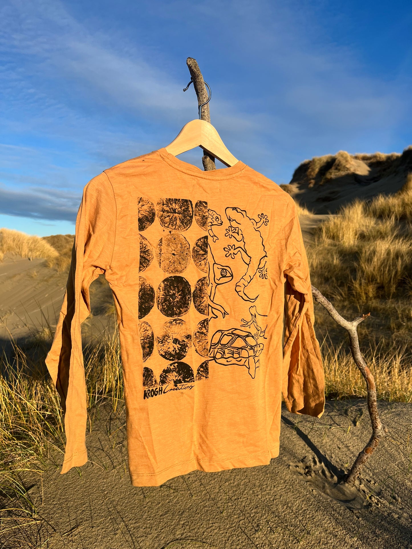 Orginal orange x Reptiles - longsleeve