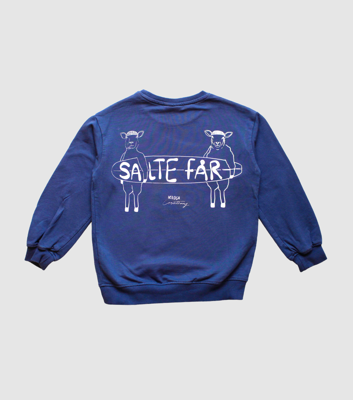 Retro sunset x Salte får Crewneck child