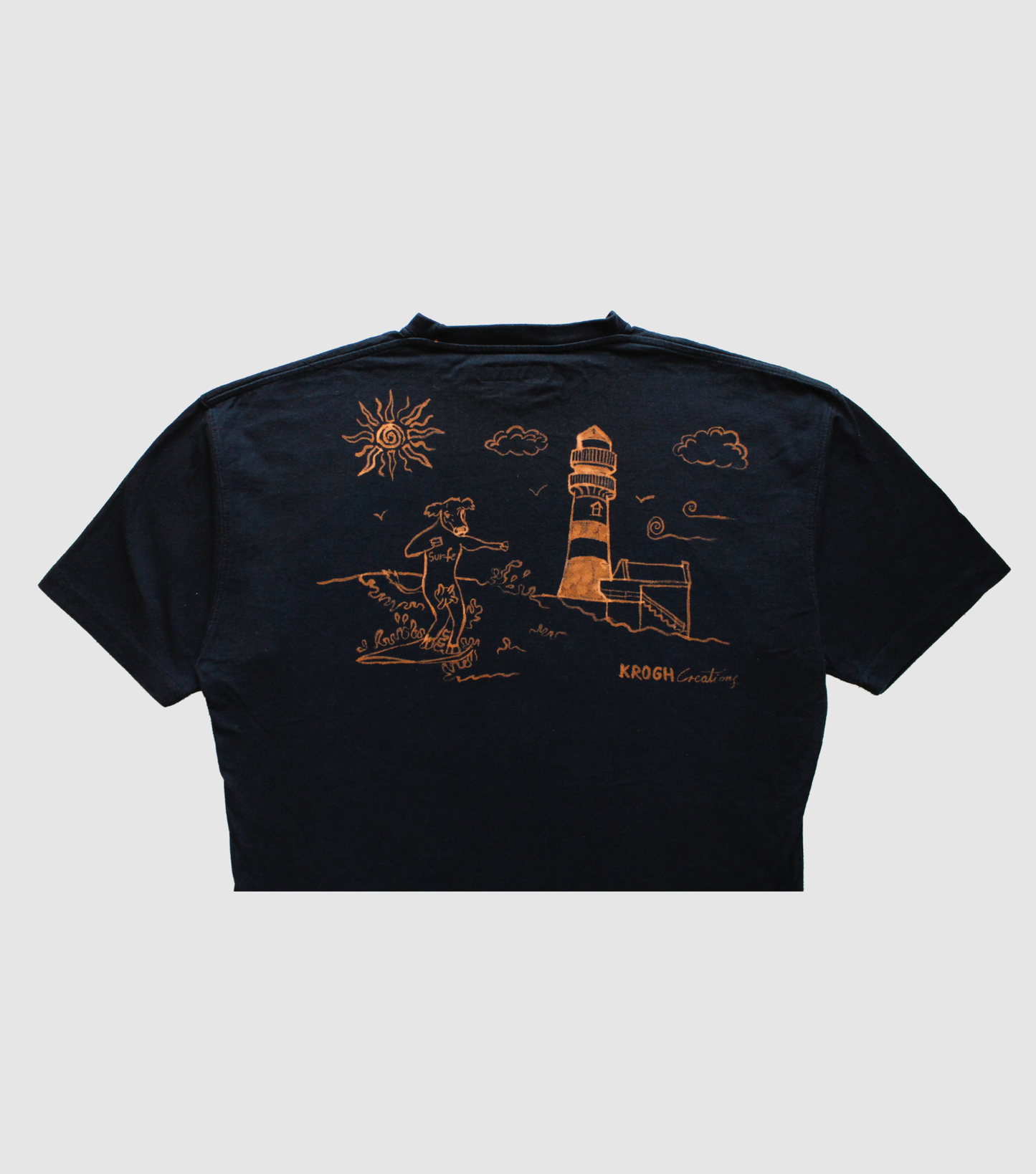 Sur -fe Bleached tee