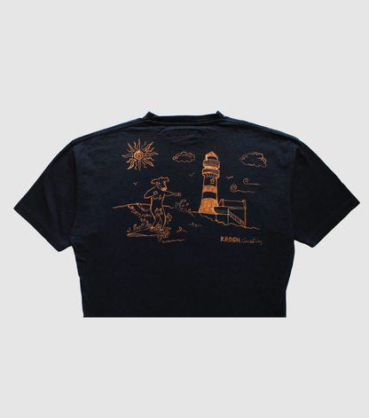 Sur -fe Bleached tee