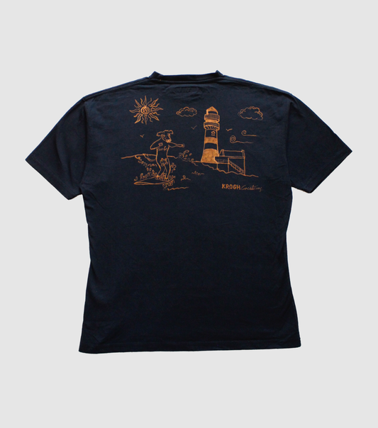 Sur -fe Bleached tee