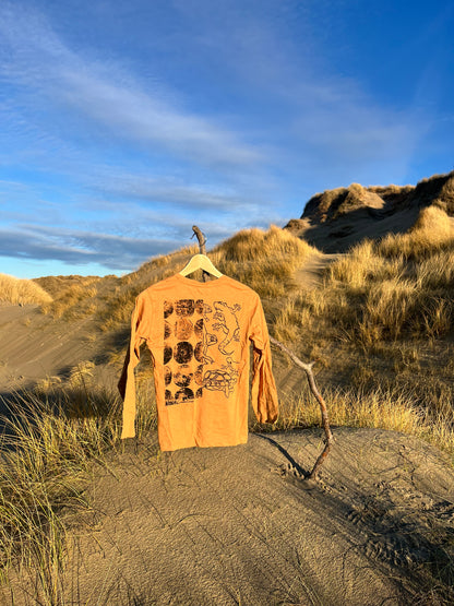 Orginal orange x Reptiles - longsleeve