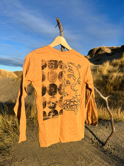 Orginal orange x Reptiles - longsleeve